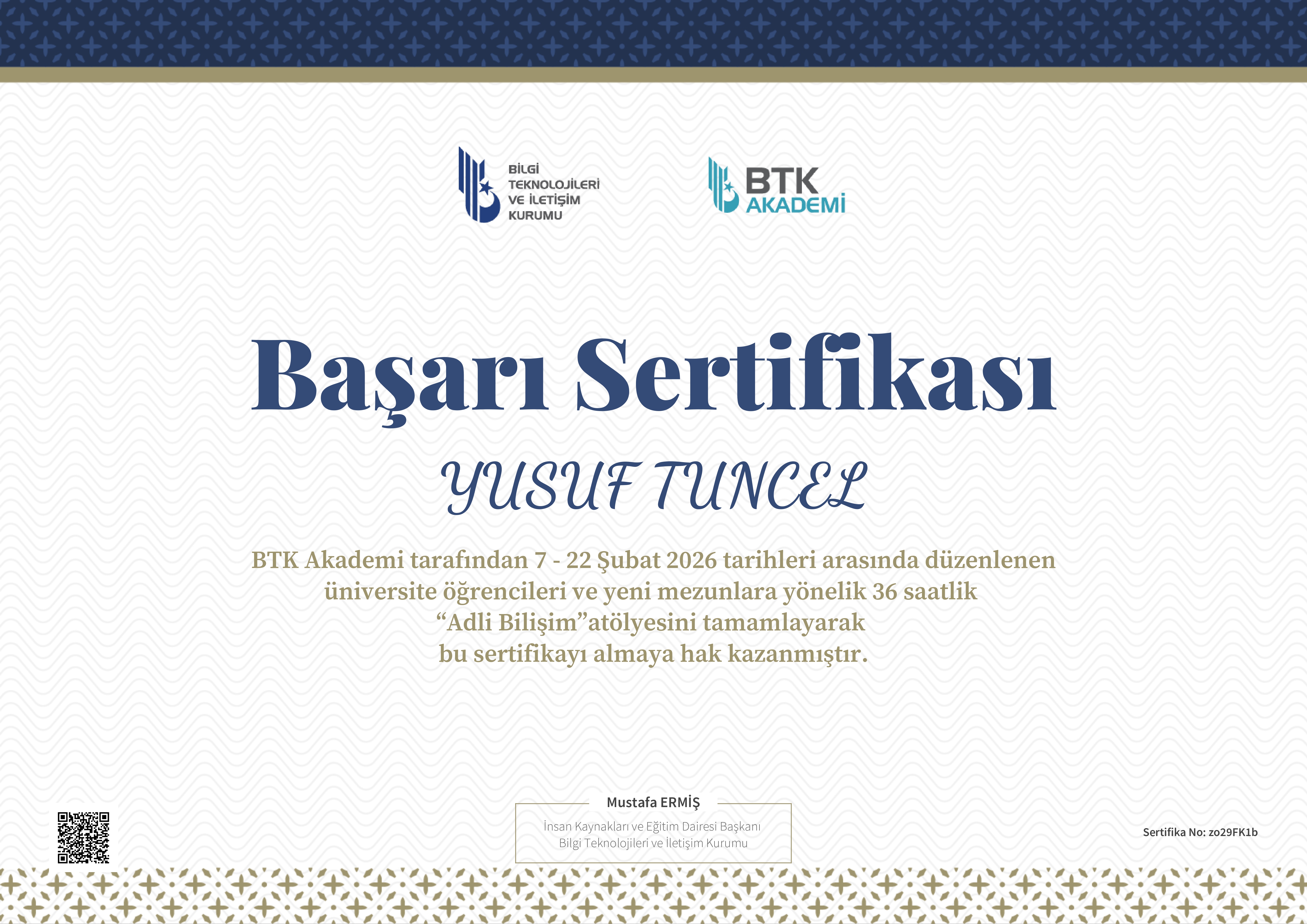 BTK Akademi Adli Bilişim