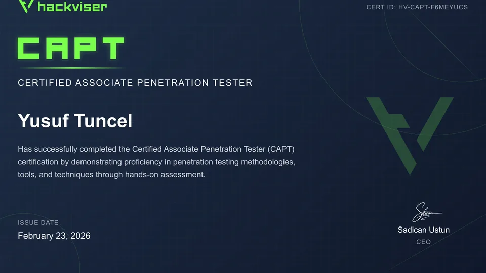 Associate Penetration Tester