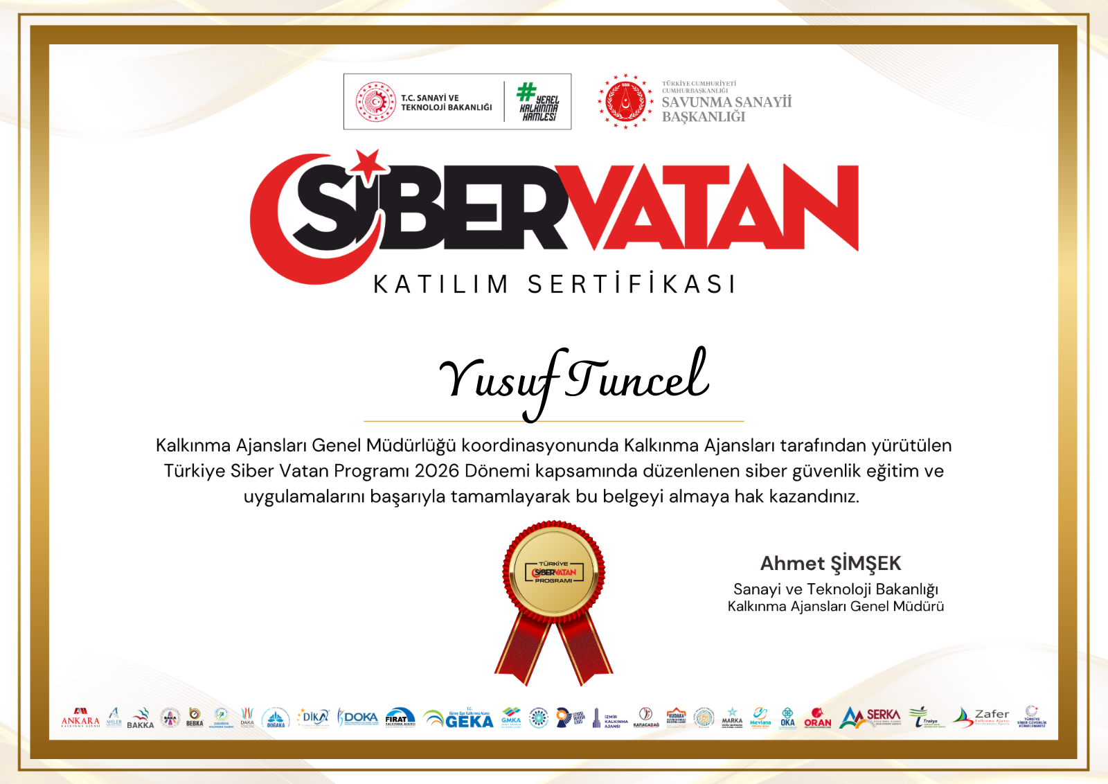 Siber Vatan Sertifikası